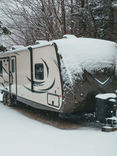 how to blow out camper water lines